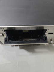 Sony TC-186SD Stereo Cassette Deck for Parts Or Repair Silver Faced Wooden Sides