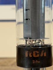 Mullard By RCA EL34 6CA7 XF2 Blackburn O Getter Tube TV7 TESTED Near NOS Levels