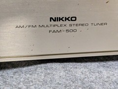 Vintage NIKKO Tuner FAM-500 Stereo Radio AM FM Radio Audio HiFi | Nice Condition
