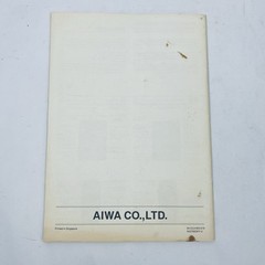 AIWA LCX-70M Owner’s Instruction Manual Operating Compact Disc Stereo
