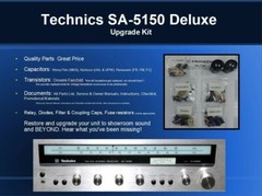 Technics SA-5150 Receiver Deluxe Upgrade Kit Genuine Parts Restoration
