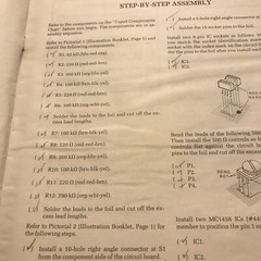 Heathkit hda-3030-4 170 Hz Preselector Circuit Board Accessory Manual