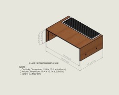 Sansui G-7500 Red Mahogany Wood Case – Premium Plywood –10 Year WRT