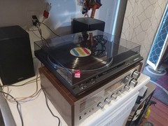 Nice! Clean! Working! Vintage Technics SL-8022 Direct Drive Automatic Turntable