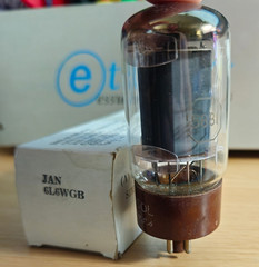 6L6WGB TUNG SOL JAN-CTL AUDIO POWER TUBE NOS (1958) *eTRACER* #12B5
