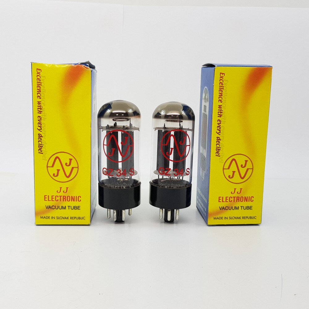 2 X GZ34S – GZ34 JJ ELECTRONIC TUBE. MATCHED PAIR. CRYOGENIC PROCESS. 2012 ́S…
