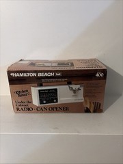 Vintage Hamilton Beach Scovill Model 400 Under Cabinet Radio / Can Opener NIB