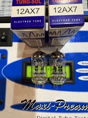 New In Box Gain & GM Matched Pair Tung-Sol Reissue 12AX7 Preamp Tubes