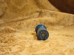Pomona 10 pin Vacuum Tube Test Socket Adapter model 1710 nice Shape #2