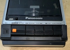 Panasonic Slim Line RQ-2739 Cassette Tape Recorder Player Tested