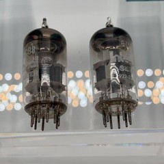 International Service Master 6DJ8 ECC88 Pair Italy Tested TV-7/U Vacuum Tubes