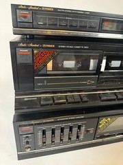 Fisher CA-857 Amp – CR-W857 Cassette Deck – FM-857 Tuner Lot Untested AS-IS