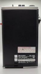 Vintage Sharp RD-406 Portable Cassette Recorder Tested Working Japan Solid State