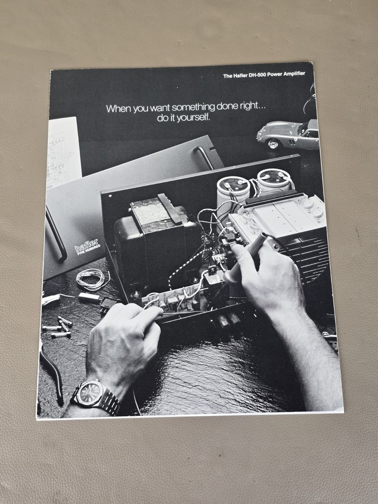 Hafler DH-500 Power Amplifier Brochure D-6427