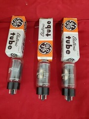 3- GE 5U4GB/5AS4A Power Rectifier VACUUM TUBES (Tested)