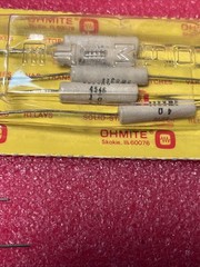 35 5-10W Cement/Ceramic Power Resistors 5% Axial Wire Wound Ohmite Asst Lot