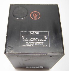 Vintage Union Switch – Westinghouse Power Supply Choke / 362081 / 115 Ohm — KT