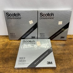Factory Sealed Scotch DYNARANGE 7R-1800 ‘ Low Noise magnetic tape 212 Lot