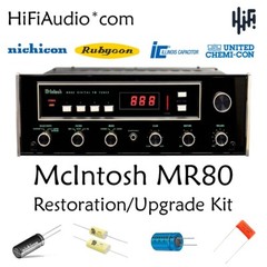 McIntosh MR80 tuner restoration recap repair service rebuild kit capacitor