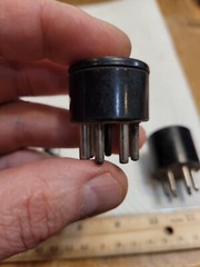 Vintage VACUUM TUBE ADAPTER LOT INCLUDES 9 TO 8 PIN, 7 TO 8 PIN, 8 TO 7 PIN PLUS