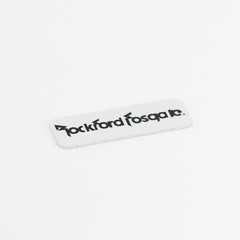 Rockford Fosgate Speaker Logo Badge Custom Made 32.5mm(1.28″)X11mm(0.43″)