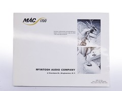 MCINTOSH MAC 1700 Owners MANUAL Service, Schematics Original Vintage Hi-Fi