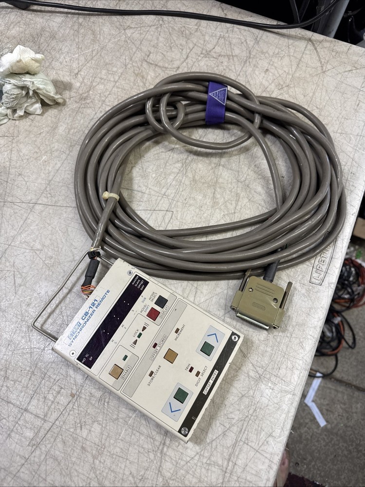 Otari CB-121 Synchronizer Remote & Cable for MTR-90 multitrack recorder / EC 101
