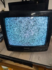Vintage Panasonic 10″ CRT TV CT-10R31S Retro Gaming RF Television – Tested Works
