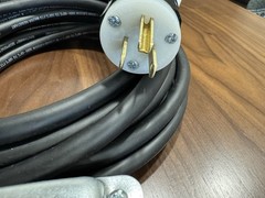 Quad Box AC Power US Plug 120V 15A + pass thru 25 ft hardwire