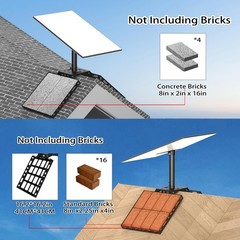 Subfix Gen 3 Roof Ridge Mount For Starlink No-Drill Ridgeline Mounting Kit 360