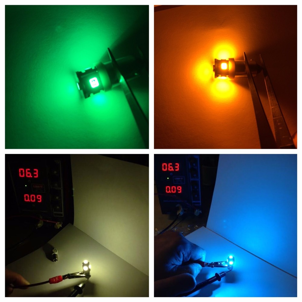 (3)BAYONET LED LAMPS /6.3V AC// KA-6100 5700 9100 2002 8300 – DIAL METER Kenwood