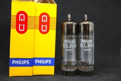 Mullard / Philips EL84 / 6BQ5 – matched pair NOS