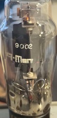 Philips EL 37 Matched Quad Power Tubes Black Base Double OO For Leak Quad Audio
