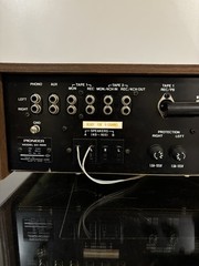 Pioneer SX-525 Stereo Receiver Silver Face Analog AM/FM Tuner Classic Audio