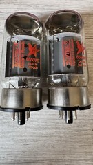 Date & Gm Matched Pair Sovtek 6550 WE 2007 Welded, Dual O Getters Russian Tanks