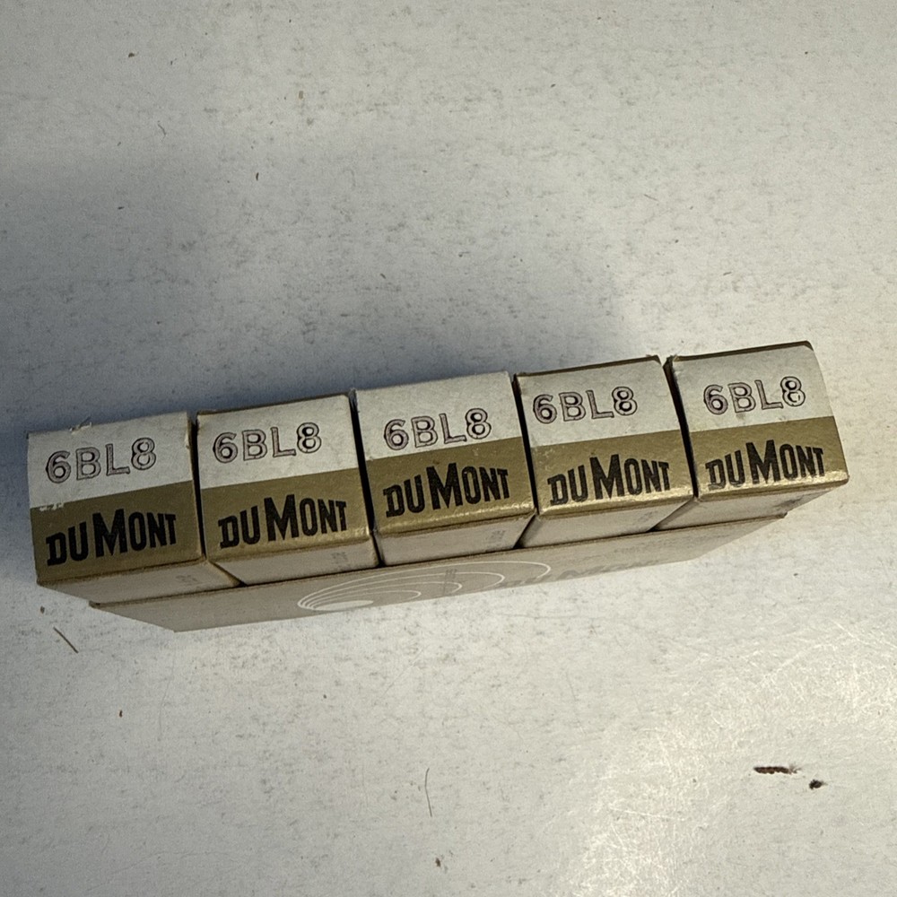 Lot Of 9:DUMONT (5) Westinghouse GE Brimar ECF80 6BL8 McIntosh Hifi Tu6/19/25