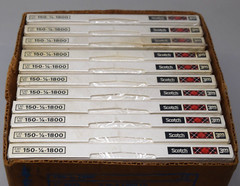 Vintage NOS Lot Scotch Reel To Reel Tapes 1/4 in X 1800 FT Org Box Sealed