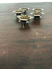 NOS – Lot of 5 Cinch 9JM-3 9 Pin Tube Socket #100