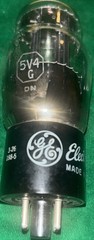 5V4 General Electric Rectifier Radio Vacuum Guitar Tube 115% NOS Balanced Strong