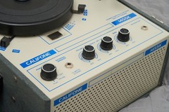 Vintage Califone #1455K Portable Record Player Tested Works Great!!