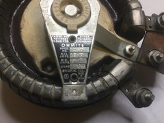 Four Vintage Ohmite Wire Wound Pots.