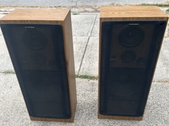 Vintage Pioneer 150W 3-Way Speaker system CS-K535 150W Japan & USA 36″ WORKING!