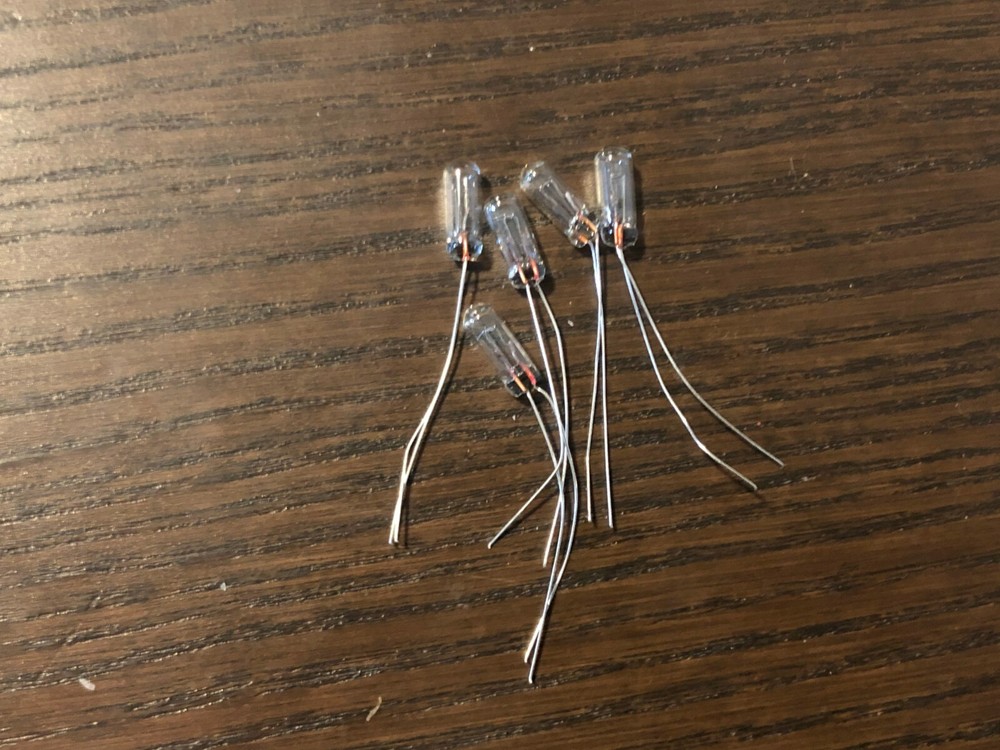 5 New Grain-of-Wheat Bulbs 12v 40mA Lamps Vintage Receiver Lights 4MM