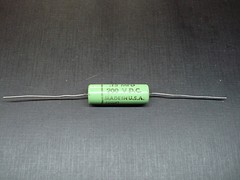 2 pcs Cornell Dubilier Greenie capacitor 200 VDC .15 MFD PM2P15 NOS