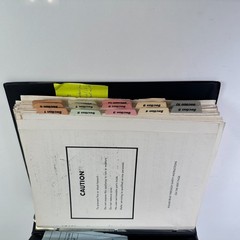 Vintage Original Otari Operation & Maintenance Manual For CB Remote Control Box
