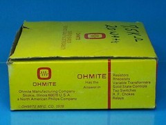 7.5K OHM 20 WATT RESISTOR OHMITE 0516 HIGH POWER SUPPLY PRESCION 5% QTY (1)