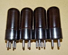 4 Western Electric Type 430B Cold Cathode Triode Radio/ Audio Tubes, NOS
