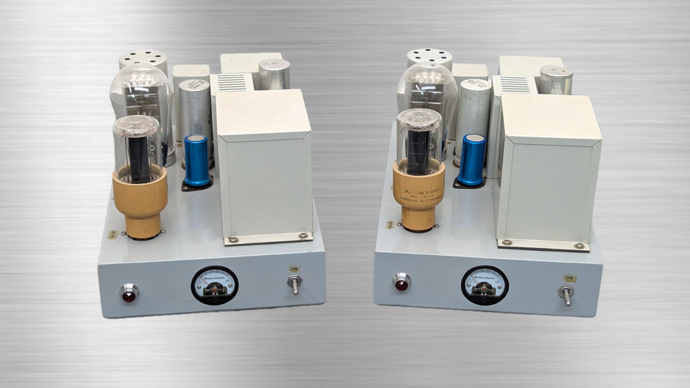 Pair of Western Electric 91A / 300B SET Vacuum Tube Amplifiers ~ 310A ~ 171A ~ 3
