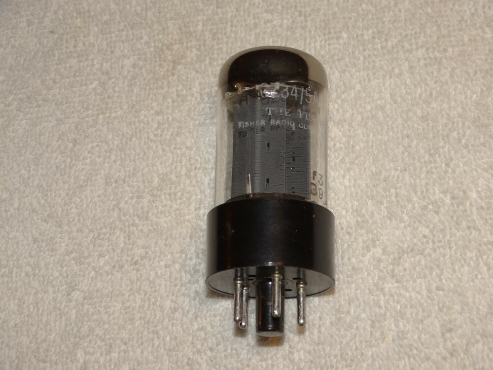 1 x Mullard GZ34/5AR4 Rectifier Tube*FAT BASE*Very Strong & Balanced*1959