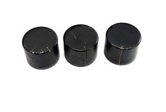 DBX BX-3 VINTAGE MONSTER AMP PART METAL LEVEL KNOBS SET OF 3
